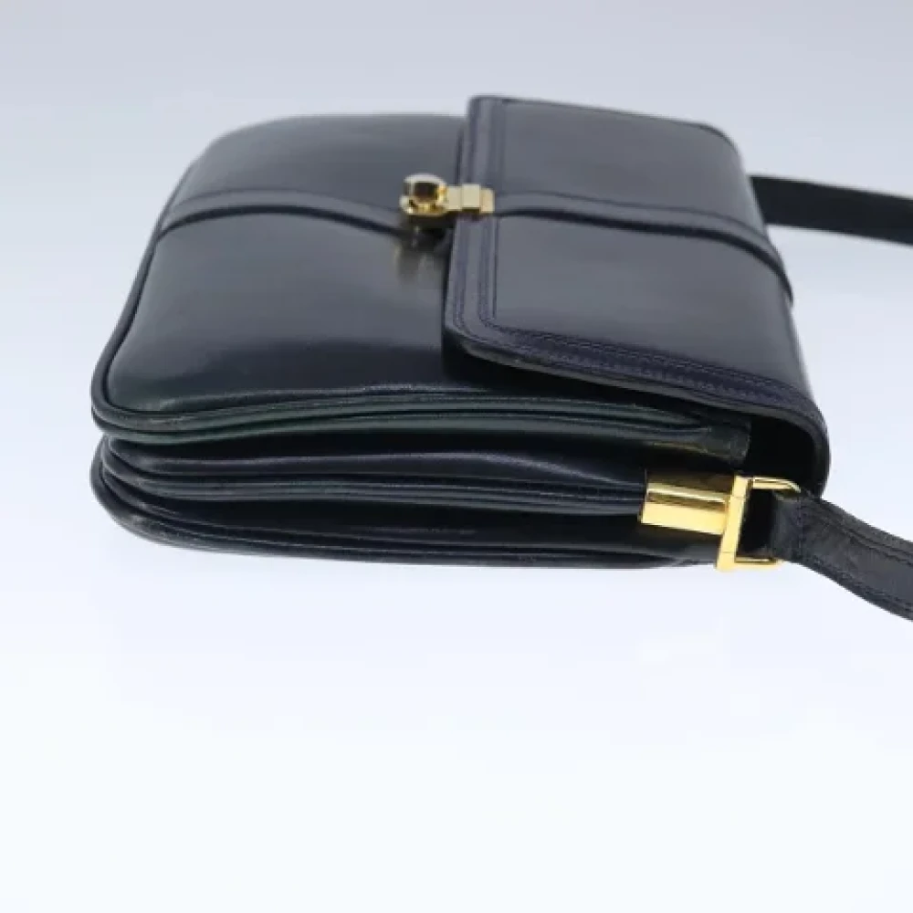 Bally Pre-owned Leather shoulder-bags Blue Dames