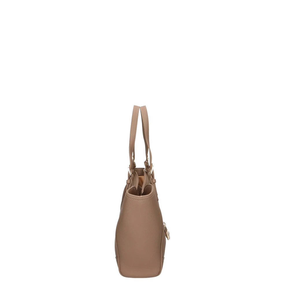 Love Moschino Beige PU Taupe Tas Beige Dames