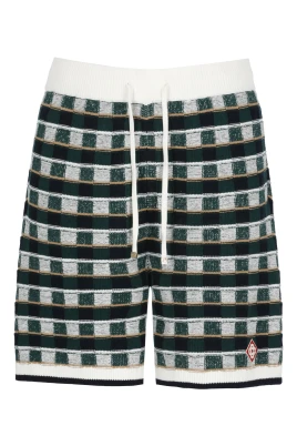 Shorts med rutmönster