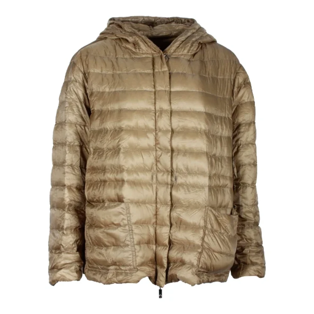 Moncler Pre-owned Canvas outerwear Green Dames