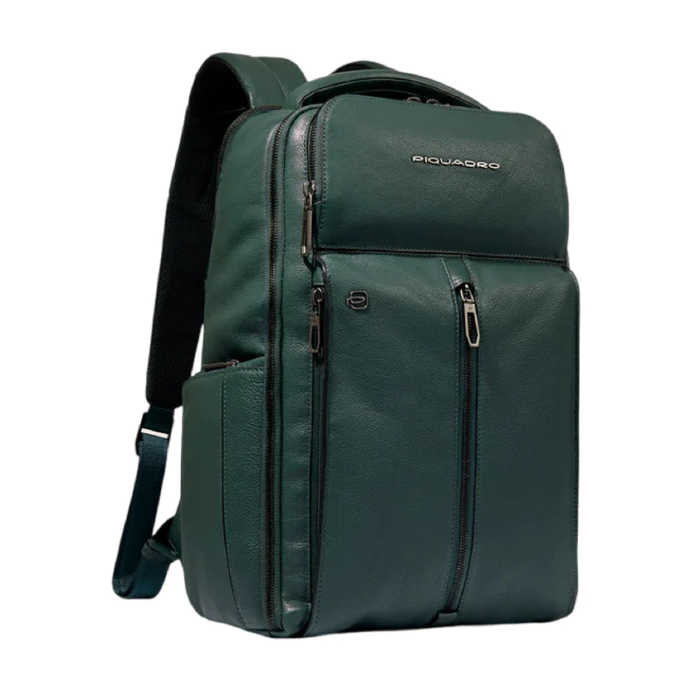 Piquadro Groene Bucket Bag Rugzak Green Heren