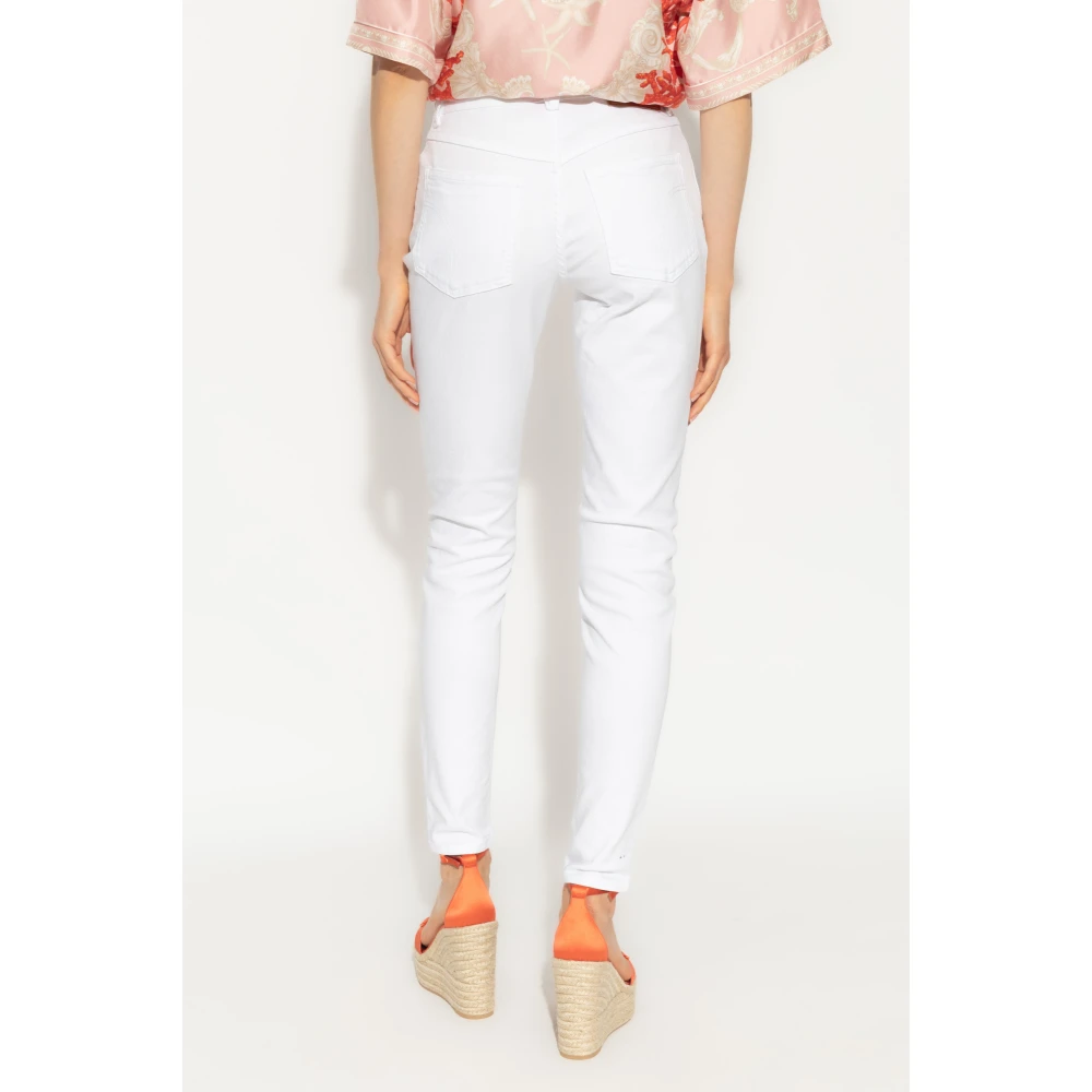 Versace Tapered jeans White Dames