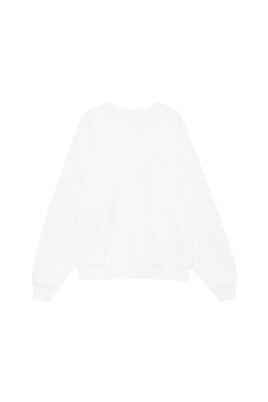 sweatshirt-blanc-a-col-rond-et-manches-longues