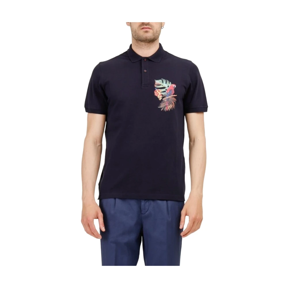 Manuel Ritz Polo met Korte Mouwen Blue Heren