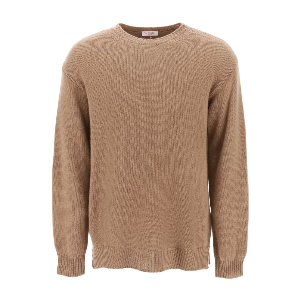 Valentino Garavani Stijlvolle Sweater Pullover voor Mannen Beige Heren