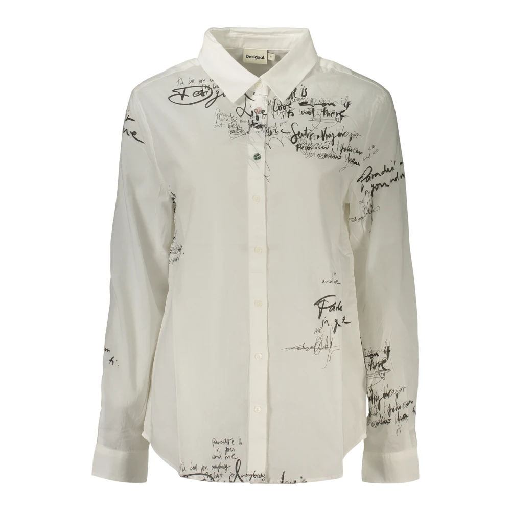 Desigual Cam_bask Shirt - Female - Shirts - White - M - Blouses & Shirts