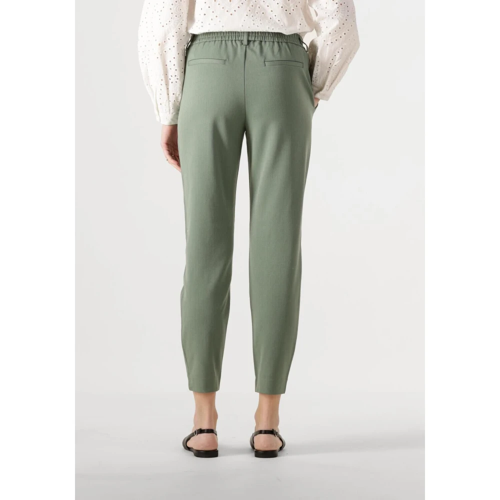 Object Groene Slim Pantalon voor Vrouwen Green Dames