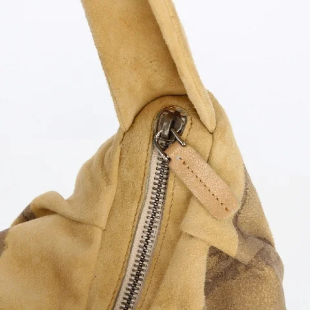 Marni Pre-owned Suede shoulder-bags Beige Dames