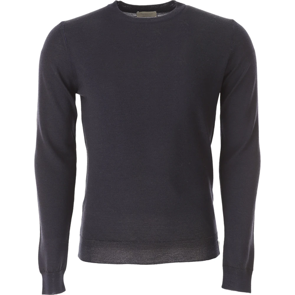 Brooksfield Blauwe Sweaters voor Mannen Blue Heren
