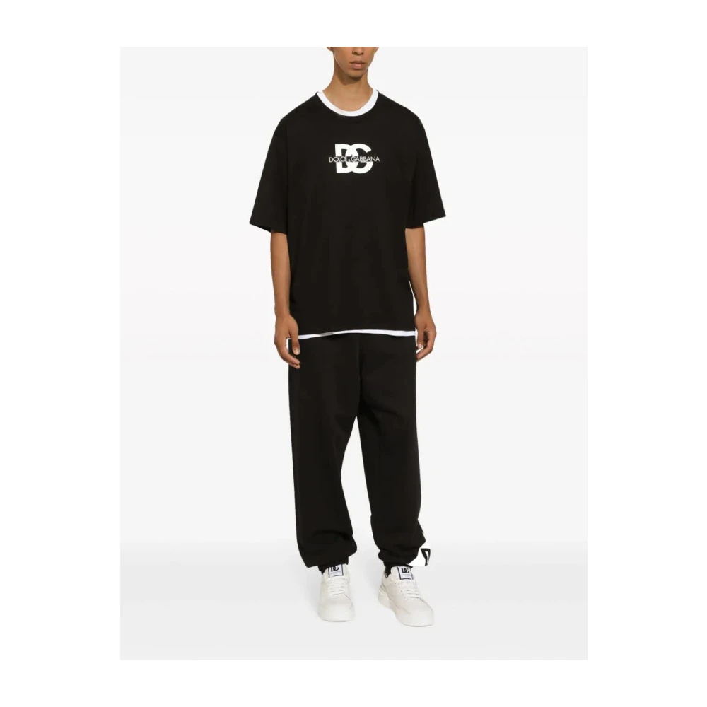 Dolce & Gabbana Nero T-shirt voor mannen Black Heren