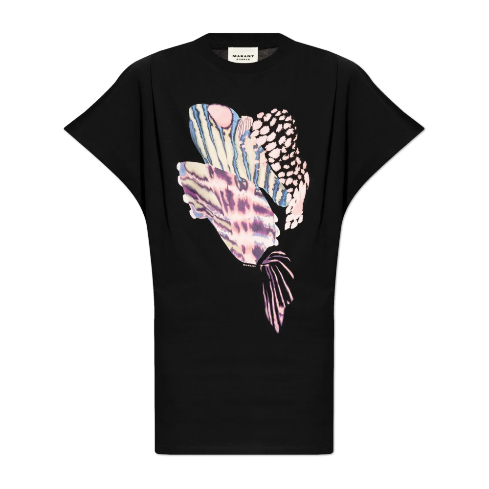 Isabel Marant Étoile T-shirt `Eabine` Black Dames