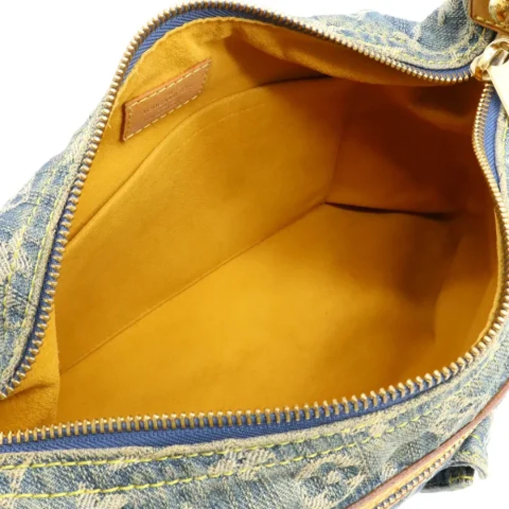 Louis Vuitton Vintage Pre-owned Canvas crossbody-bags Blue Dames