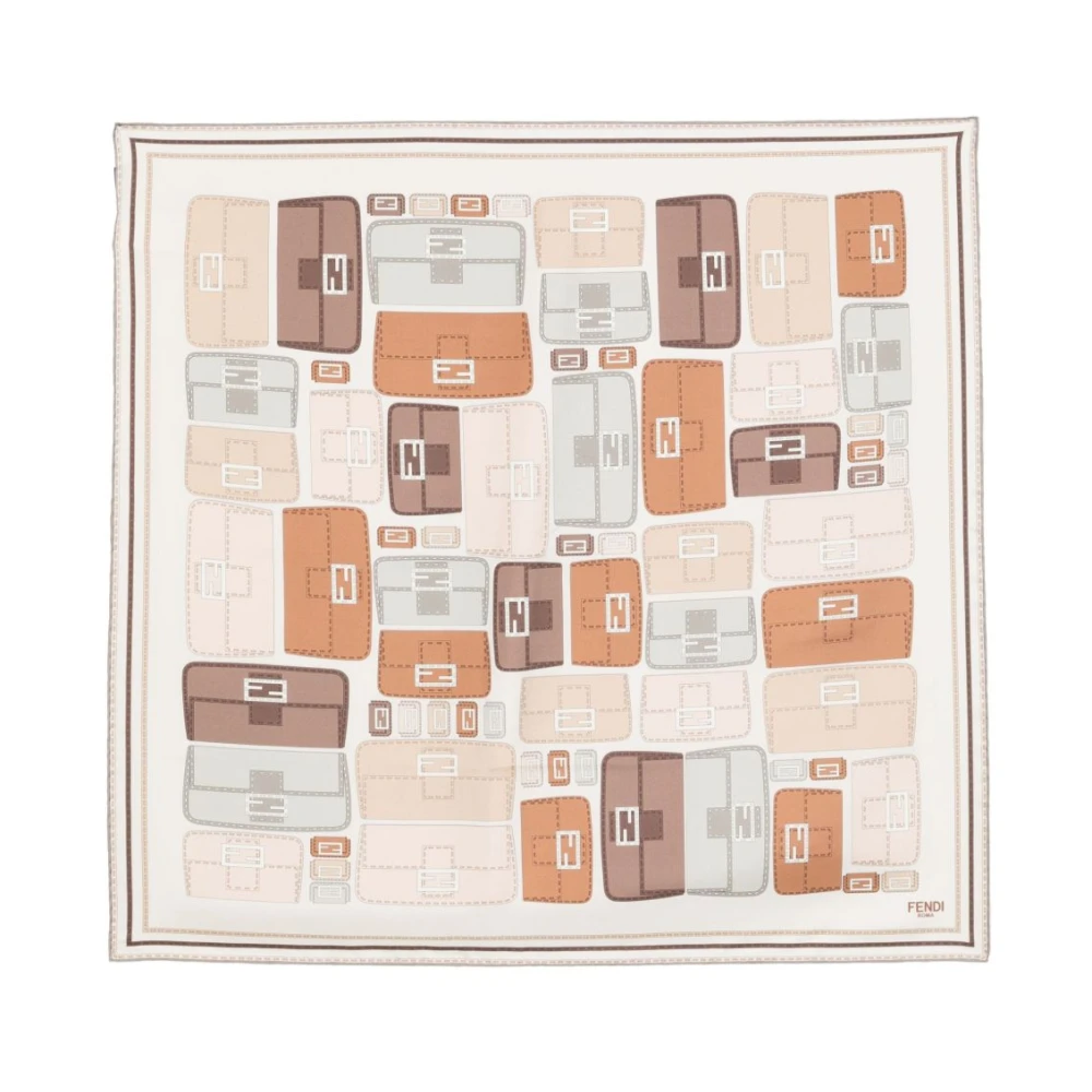 Fendi Stijlvolle Sjaals Collectie Multicolor Dames