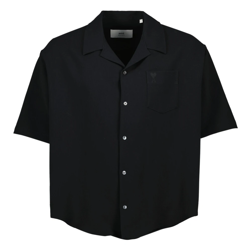 Shirts > Short Sleeve Shirts - - Ami Paris - Modalova