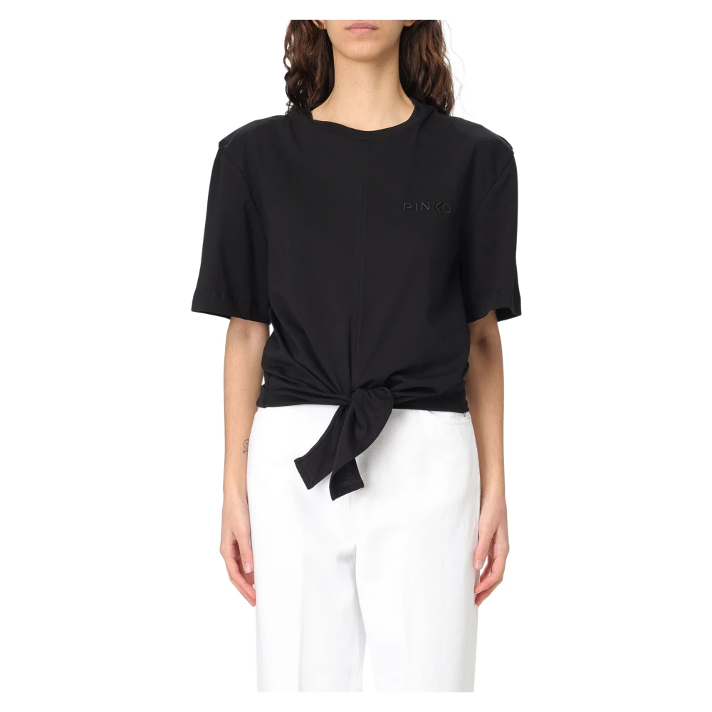 Pinko Mujer Negro Camisetas, Talla: 2XS