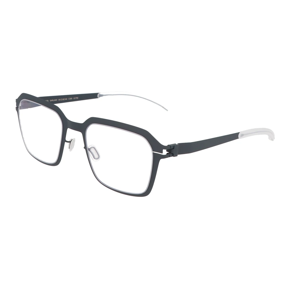 Mykita Moderne vierkante metalen montuurbril Gray Unisex