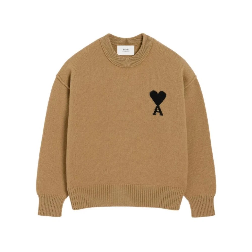 Knitwear > Round-neck Knitwear - - Ami Paris - Modalova