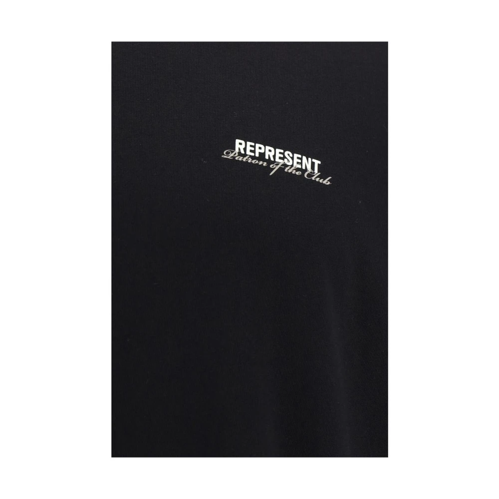Represent Monogram Katoenen T-shirt Black Heren