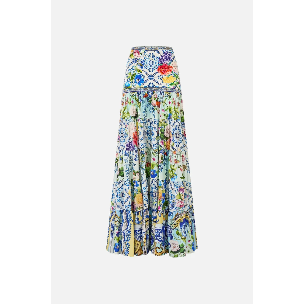 Camilla Zijden gerende rok Wall Wonders Multicolor Dames