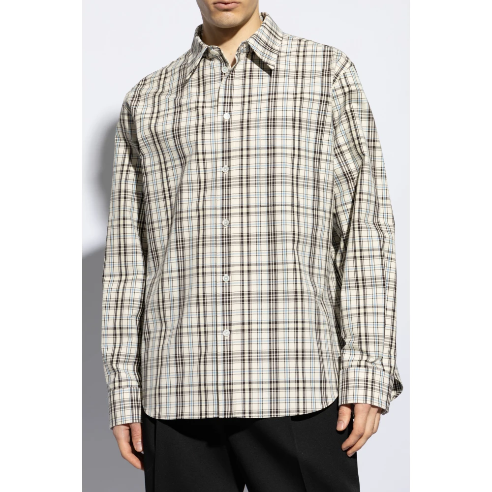 Bottega Veneta Overhemd met een zak Beige Heren