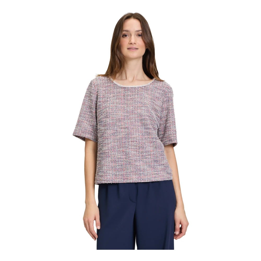 Betty & Co Sweatshirt met structuur Multicolor Dames