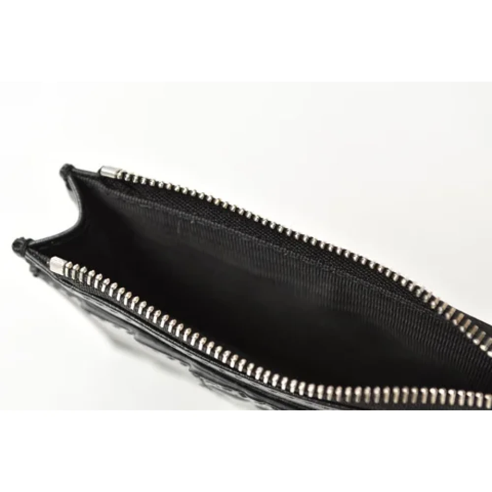 Gucci Vintage Pre-owned Leather wallets Black Dames