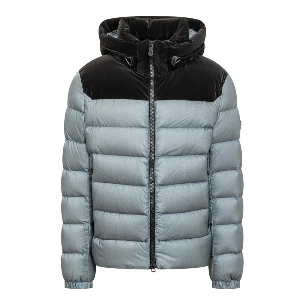 Peuterey Capuchonjas met rits en logo Multicolor Heren