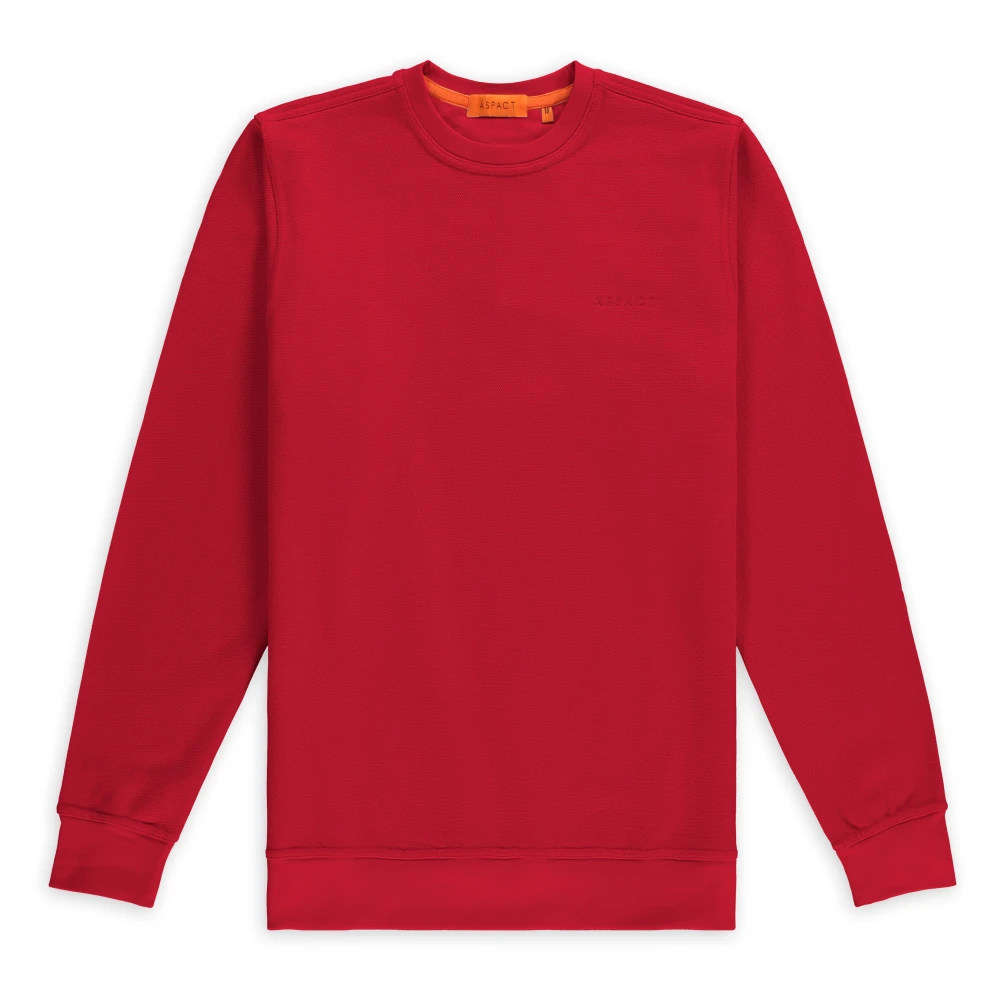 Aspact Wilson Sweater Red Heren