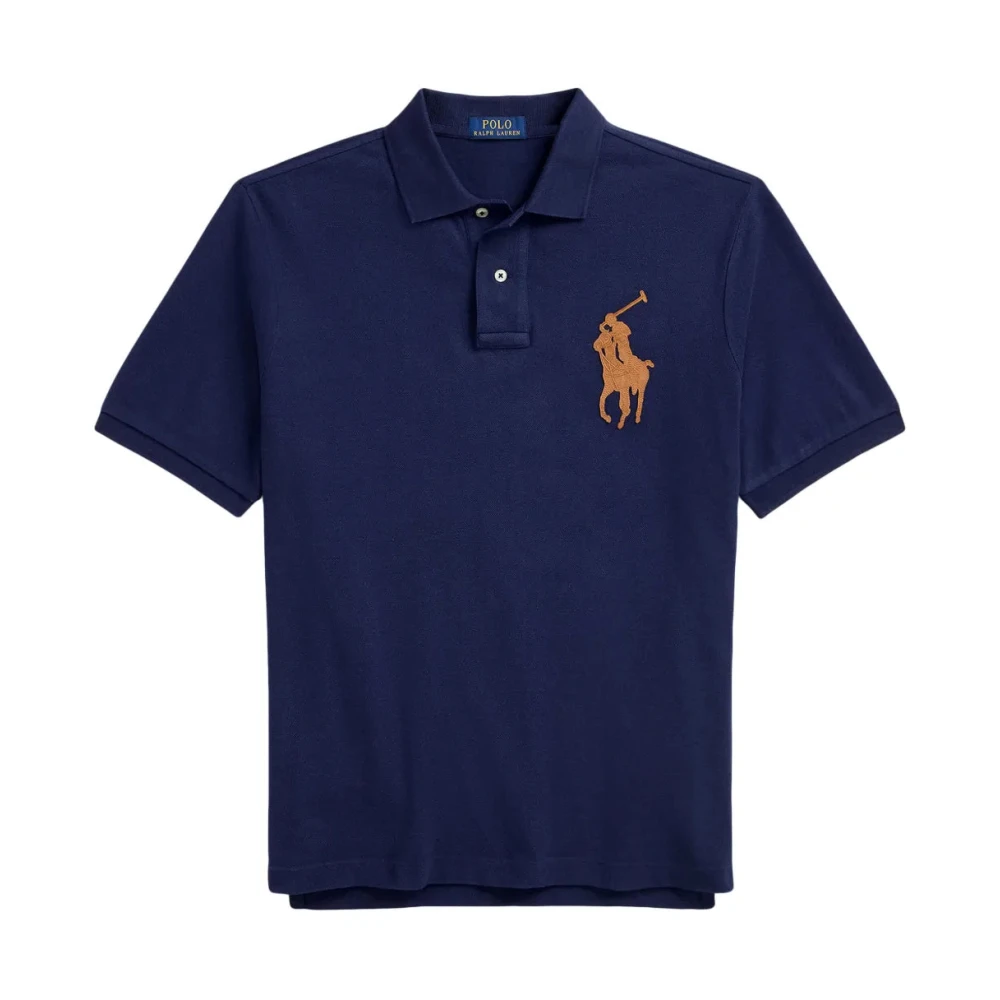 Polo Ralph Lauren Men's Blue Navy Pony Polo Shirt