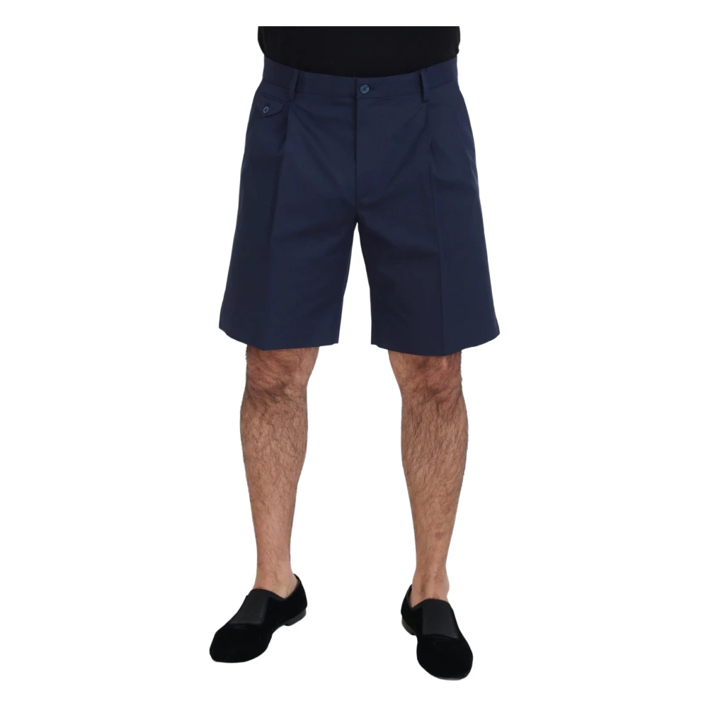 Dolce & Gabbana Men's Blue Casual Shorts, Xs, Elegant Chino Shorts