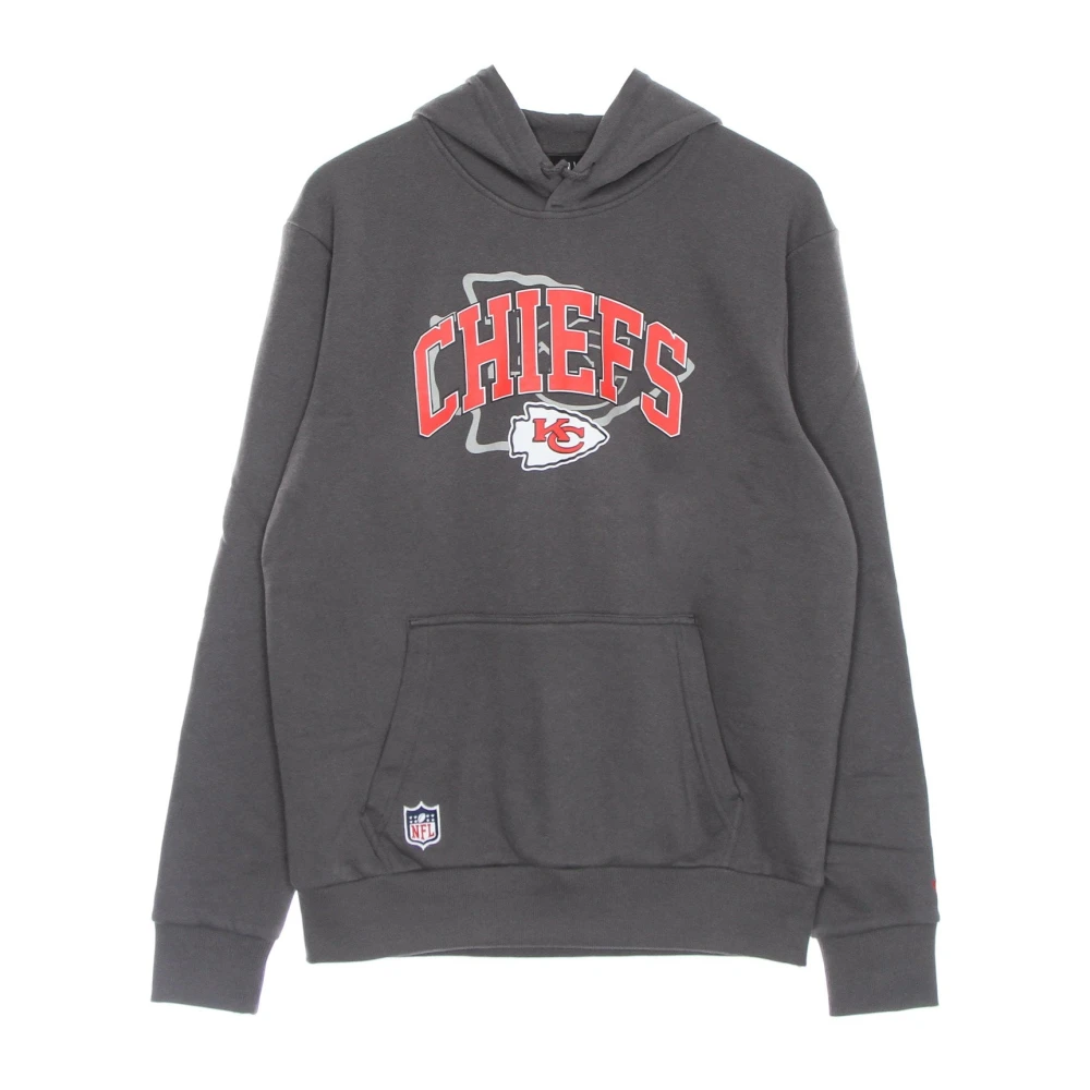 New era Kansas City Chiefs Hoodie Gray Heren
