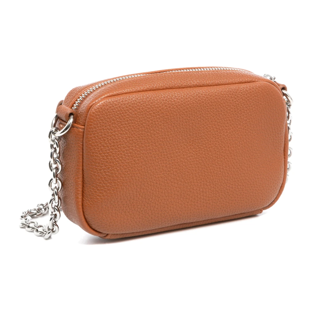 Armani Exchange Stijlvolle Schoudertas met Rits Brown Dames