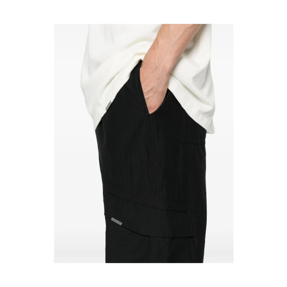 Represent Cargo Pocket Katoenmix Broek Black Heren