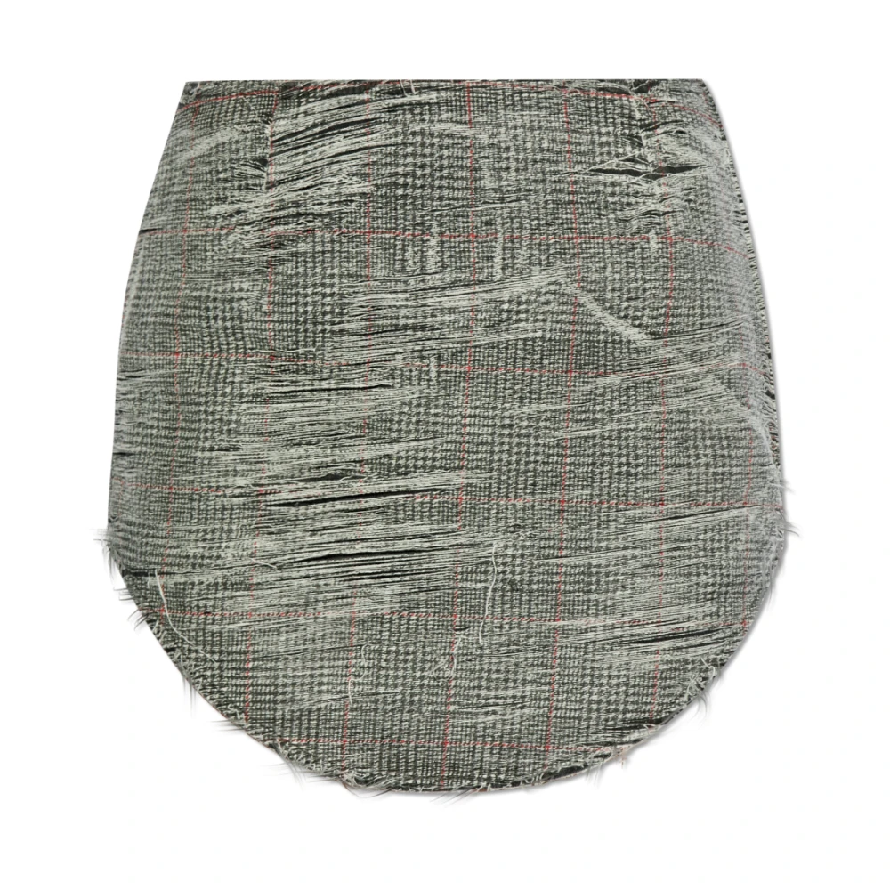 Diesel Kvinno Grå Kjolar Dam, W24, Bomull, Kjol De-Ada-Fsg