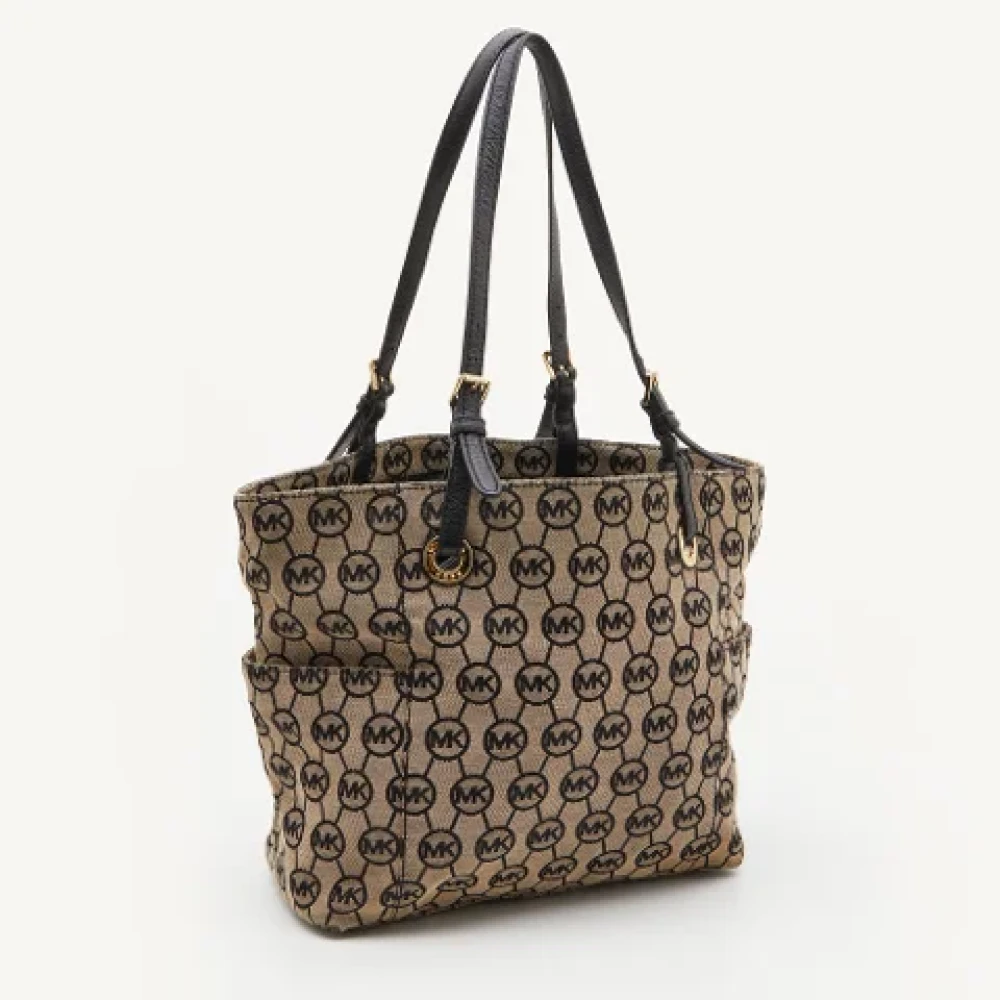 Michael Kors Pre-owned Canvas totes Beige Dames