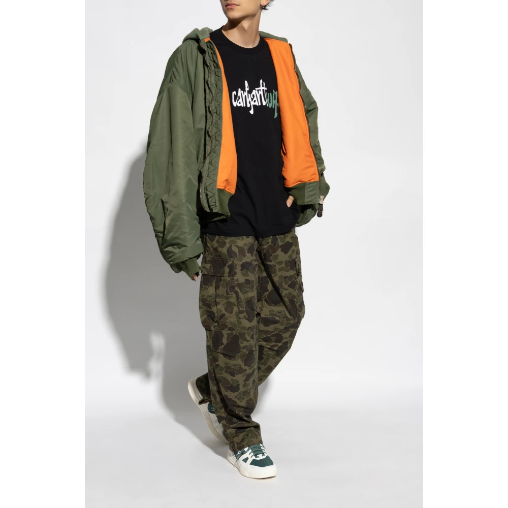 Carhartt WIP Bedrukt T-shirt Black Heren
