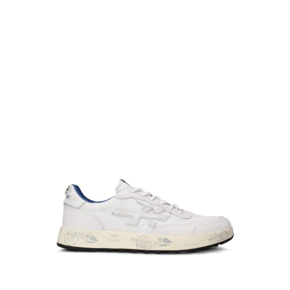 Premiata White Sneakers, Male, 8 Uk, Trainers