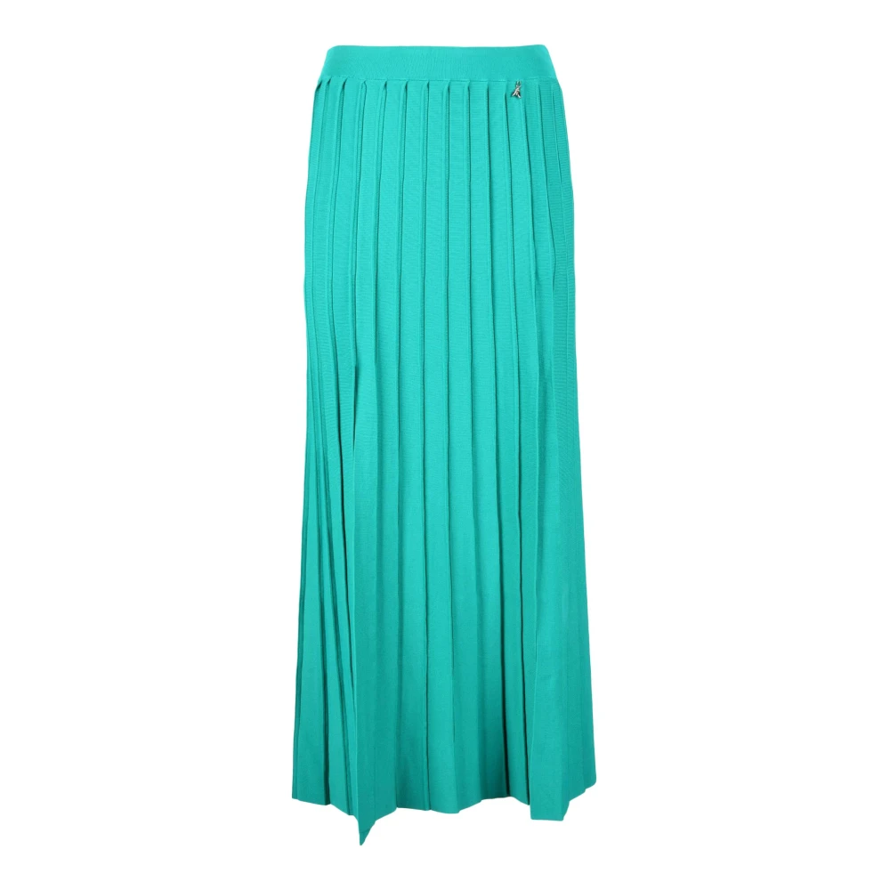 PATRIZIA PEPE Elegante Viscose Polyester Rok Blue Dames