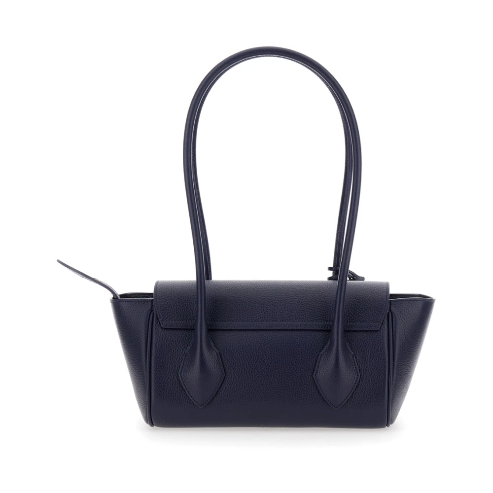 Salvatore Ferragamo Blauwe Schoudertas met Logodetail Blue Dames