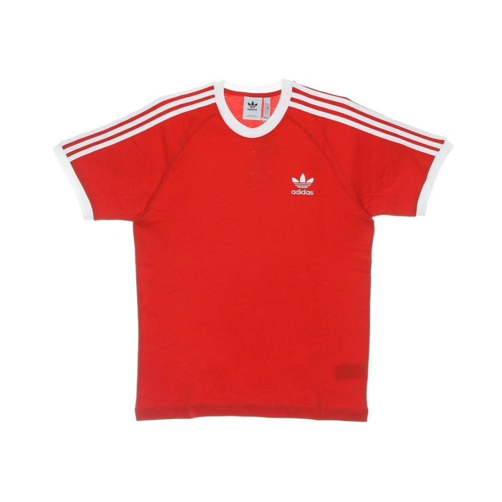Adidas 3-Stripes Tee Vivid Red Heren