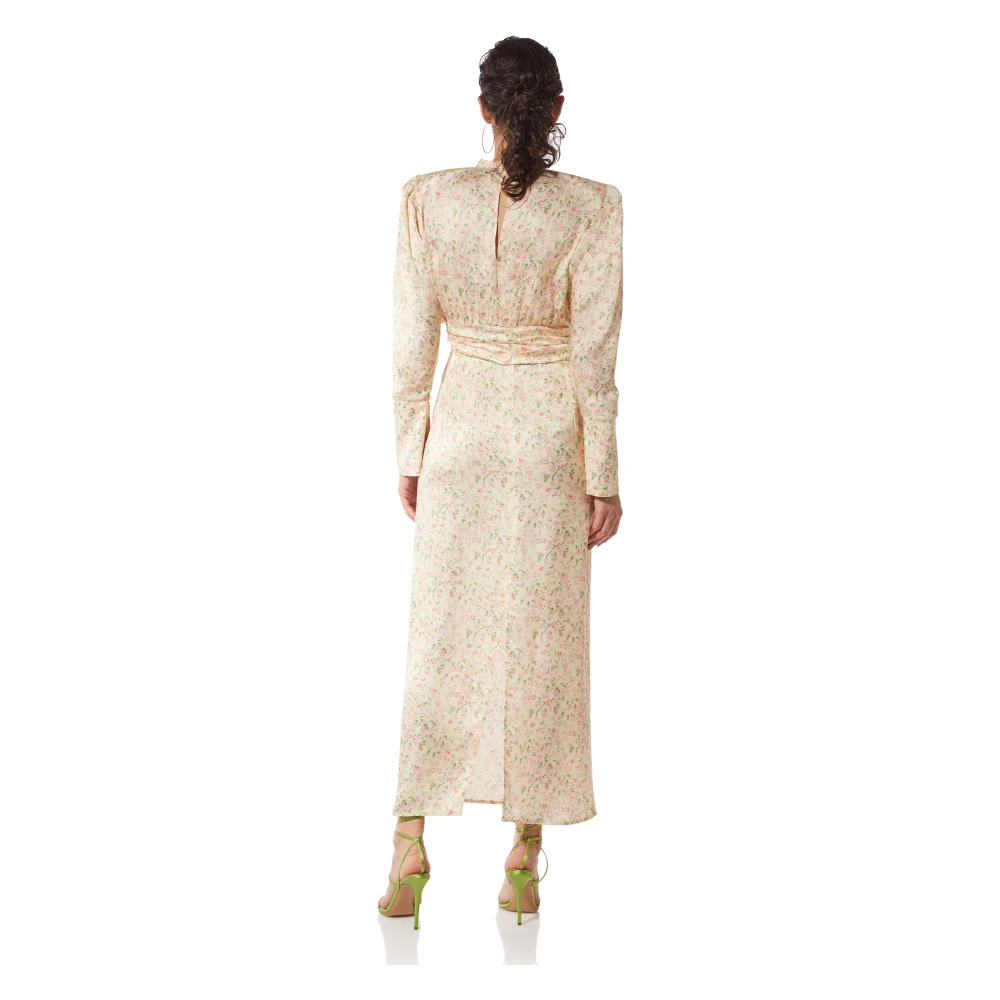 MVP wardrobe Plumas Jurk Beige Dames