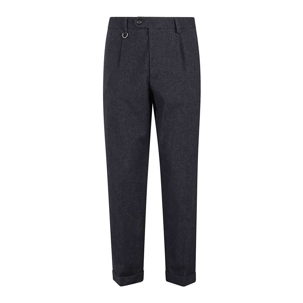 Paolo Pecora Stoffen Broek Blue Heren