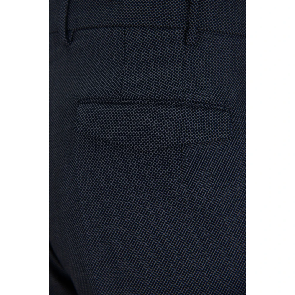 PT Torino Heren wollen broek met knoop rits haak Blue Heren