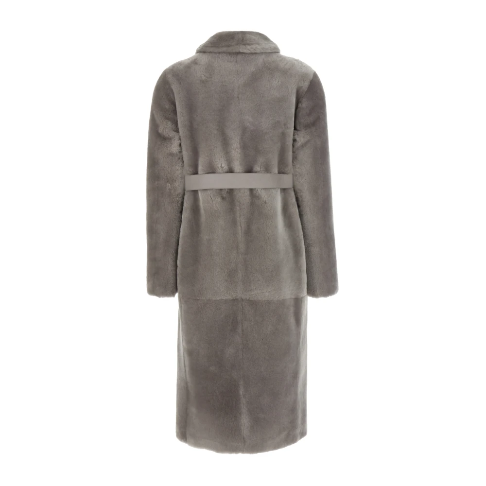 Blancha Stijlvolle Bontjassen Gray Dames