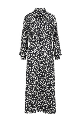 robe-chemisier-imprimee-en-viscose-avec-ceinture