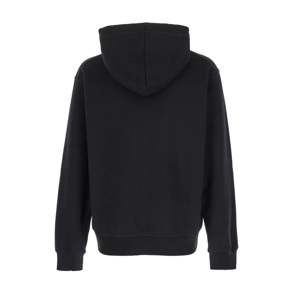 Dsquared2 Zwarte hoodie met trekkoord en logo Black Heren