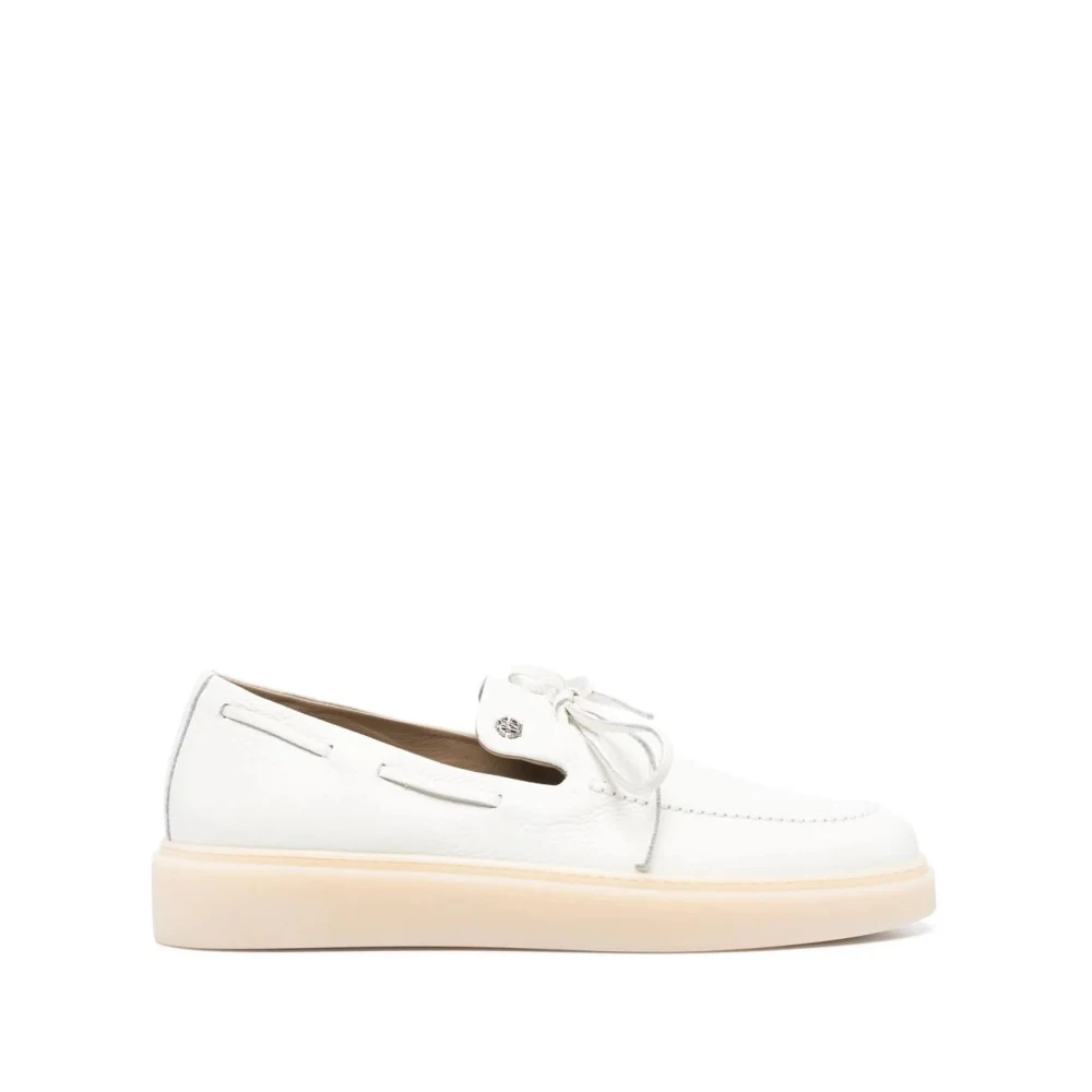 Roberto Cavalli Mannelijk Wit Te Casual Gesloten Loafers