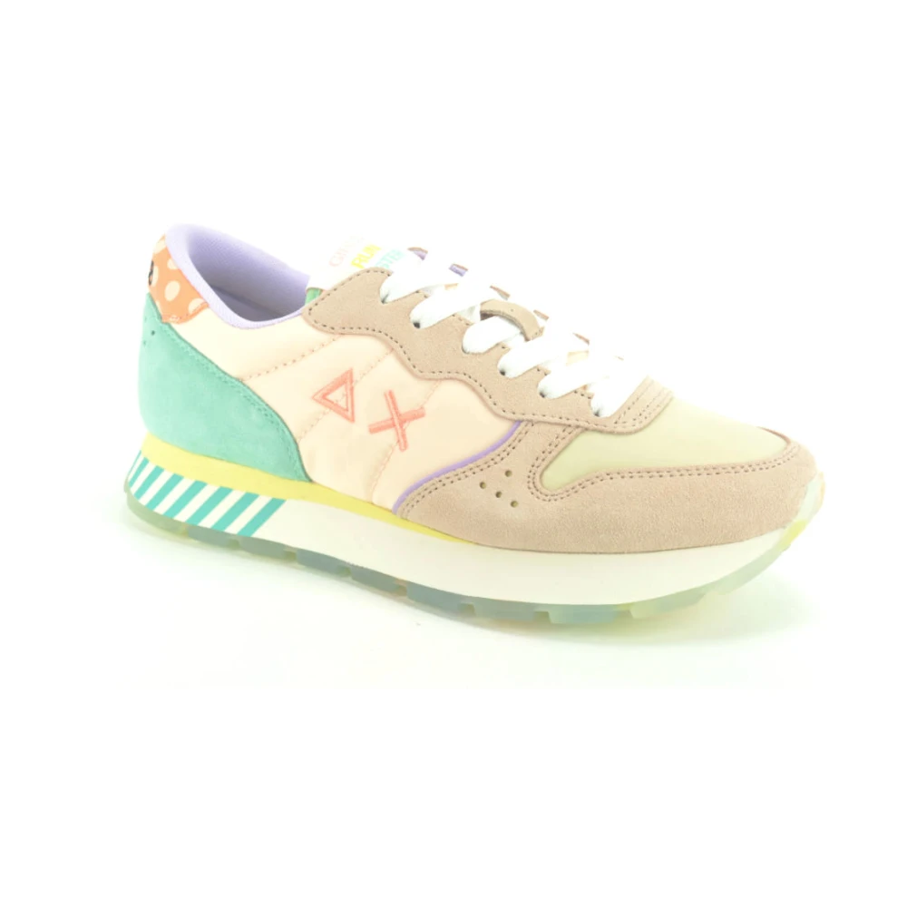 Sun68 Stijlvolle Nude Runner Schoenen Dames Schoenen Veelkleurig Multicolor