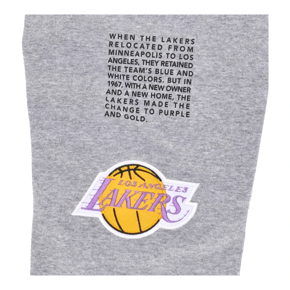 Mitchell & Ness NBA Team Origins Fleece Broek Gray Heren