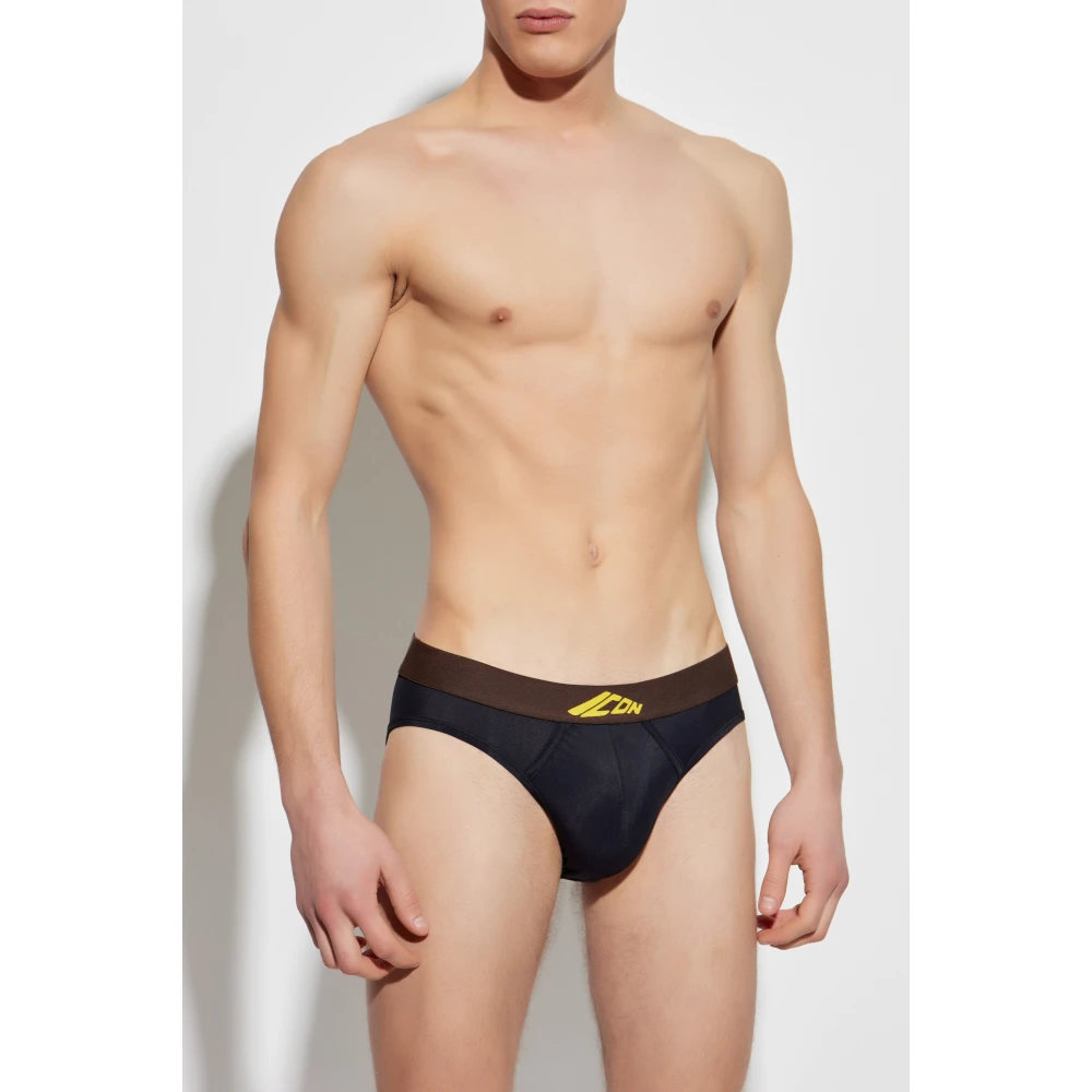 Dsquared2 Logo briefs Black Heren